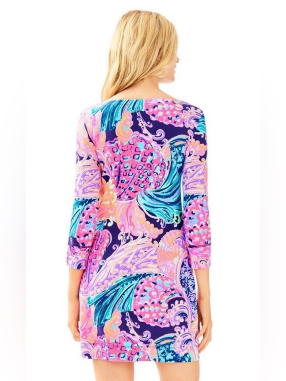 Lilly Pulitzer UPF 50+ Sophie Dress All That She Wants size Large - Picture 2 of 8